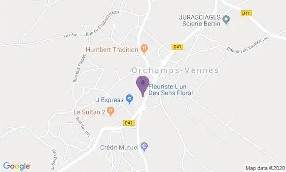 Localisation Aline Fraichot