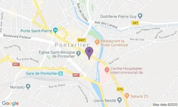 Localisation Fanny Gagelin