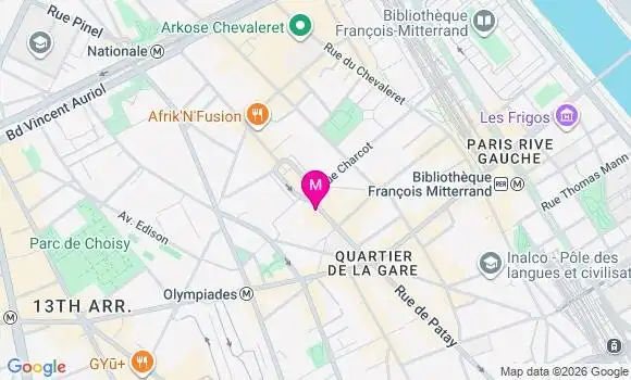 Localisation Anne Gordon Gentil
