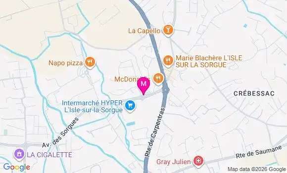 Localisation Laure Benito