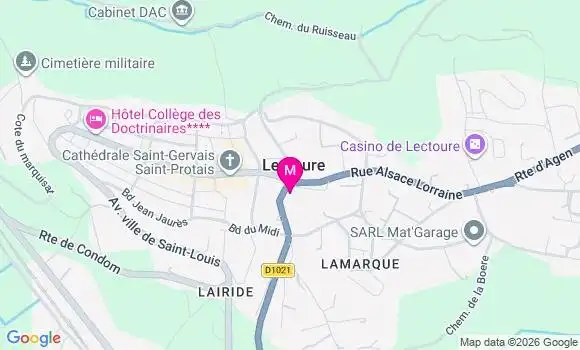 Localisation Thomas Prudhomme