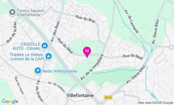 Localisation Virginie Dubois