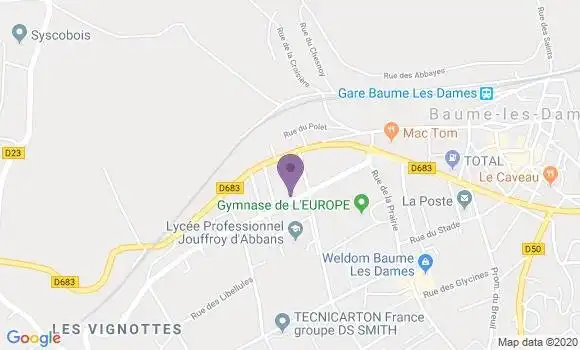 Localisation Laurence Alchenberger Bony
