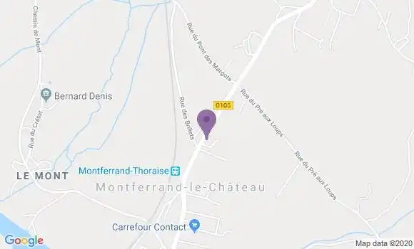 Localisation Amandine Millot