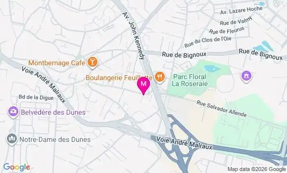 Localisation Lucie Bernadou