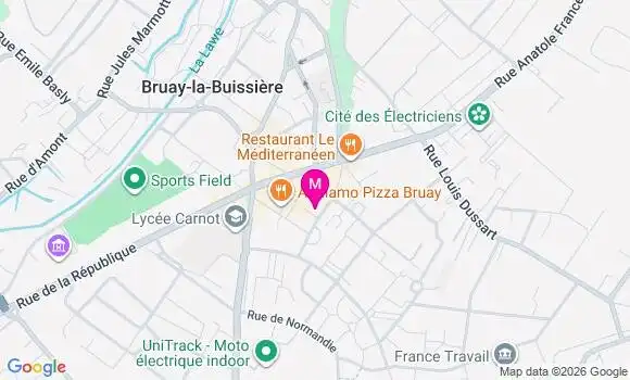 Localisation Thomas Mazy