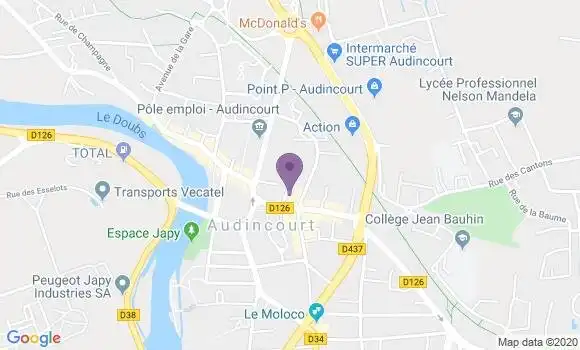 Localisation Stéphanie Prenat