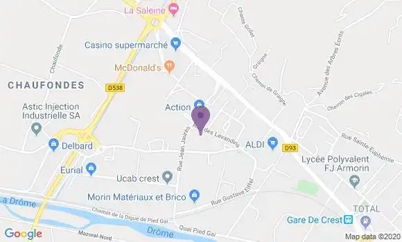 Localisation Audrey Granier