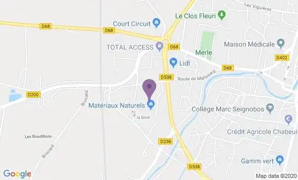 Localisation Sandrine Damiani
