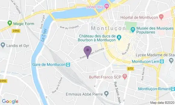 Localisation Isabelle Beaumont