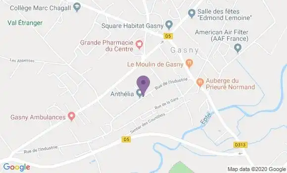 Localisation Pascaline Gomis