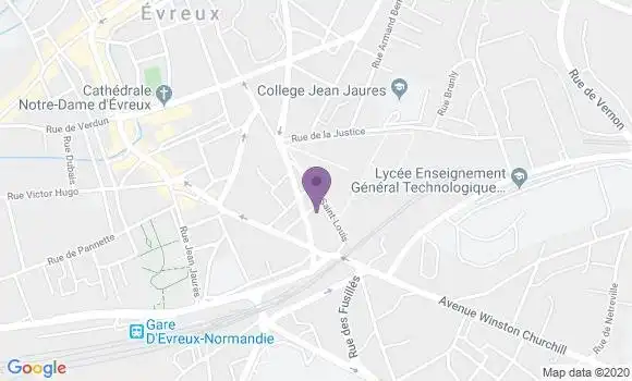 Localisation Amandine Lesschaeve