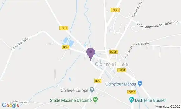 Localisation Caroline Davoust