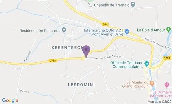 Localisation Malvina Pouleau