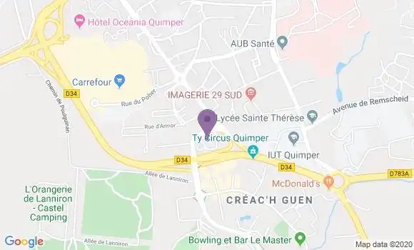 Localisation Armelle Henry