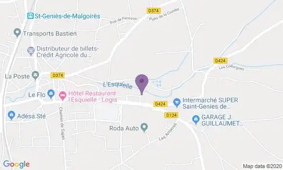 Localisation Gautier Barat
