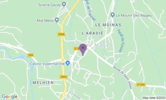 Localisation Caroline Trichot