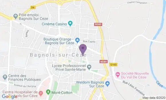 Localisation Evelyne Vernier