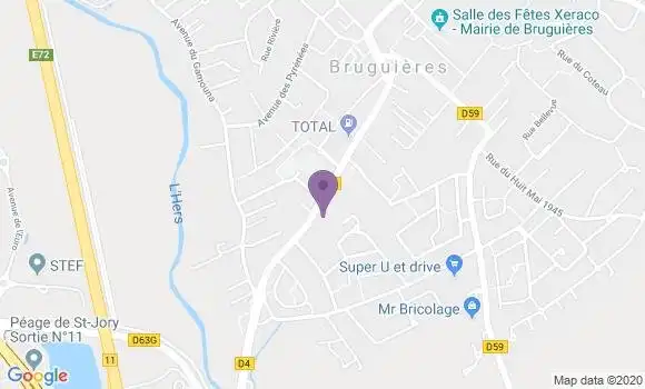 Localisation Emilie Cantrelle