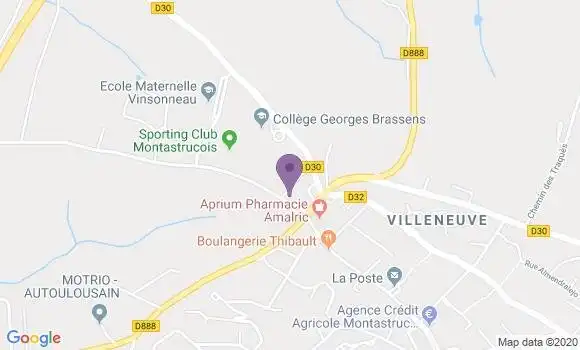 Localisation Géraldine Bourrel