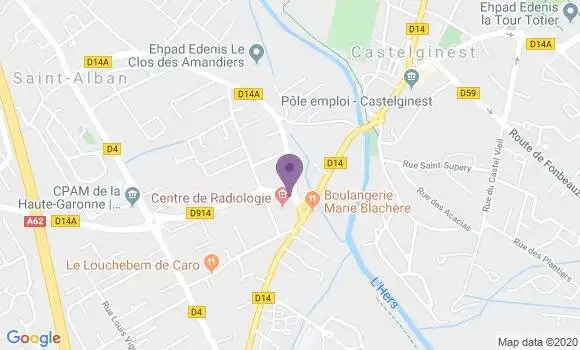Localisation Amandine Batcrabere