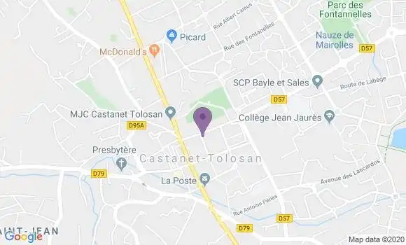 Localisation Justine Zamengo