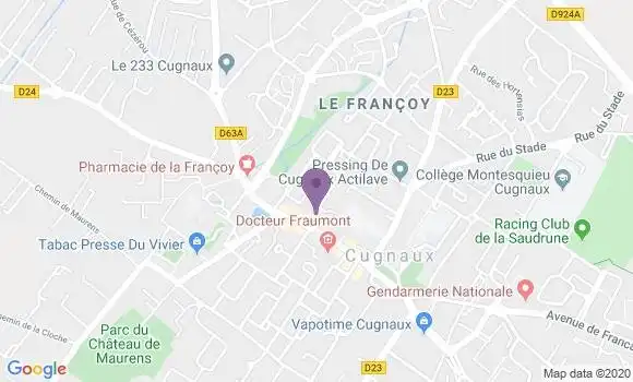 Localisation Cyril Mur