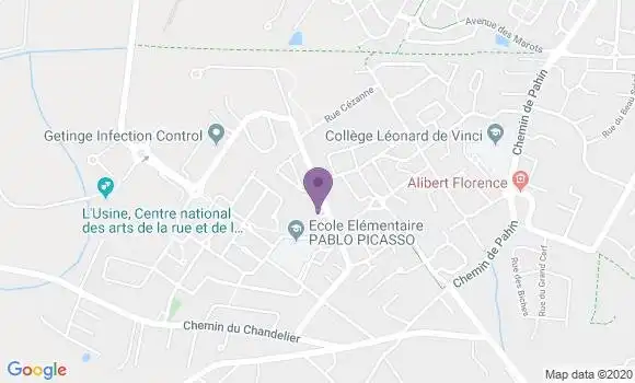 Localisation Grailhe Xavier