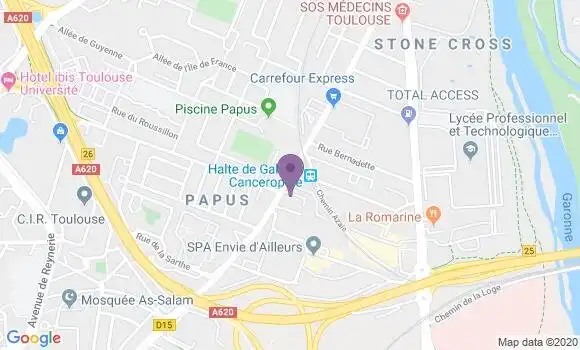 Localisation Jean Pierre Fourest