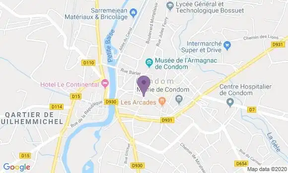 Localisation Solange Martin