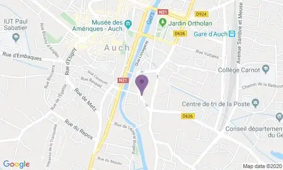Localisation Jean Vidaillac