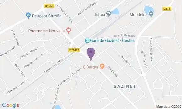 Localisation Brigitte Pinon