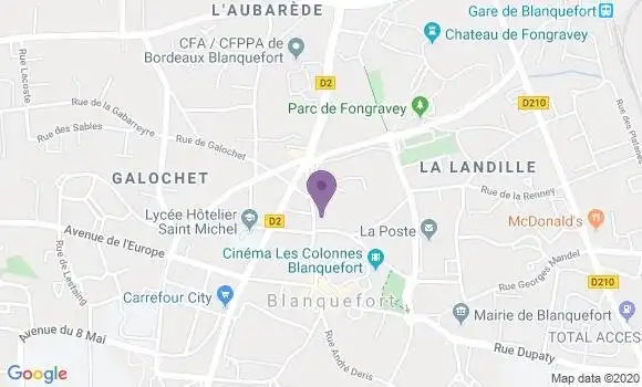 Localisation Adéline Marcou Tandonnet