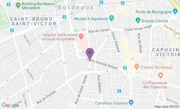 Localisation Sabine Lauzanne