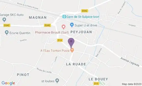 Localisation Mathieu Grave