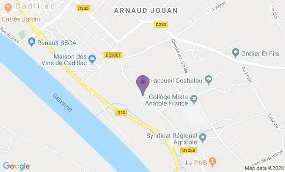 Localisation Antoine Janniere