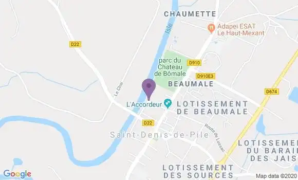 Localisation Marie Cécile Detree