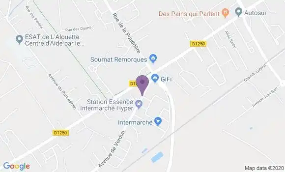 Localisation Hugues Verdois