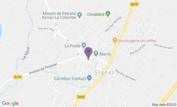 Localisation Diane Zitoun