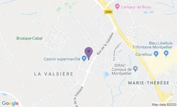 Localisation Muriel Rouvie