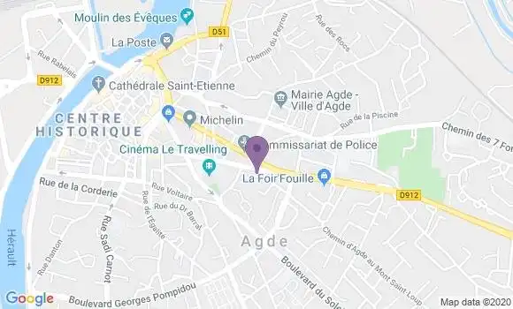 Localisation Michel Palais