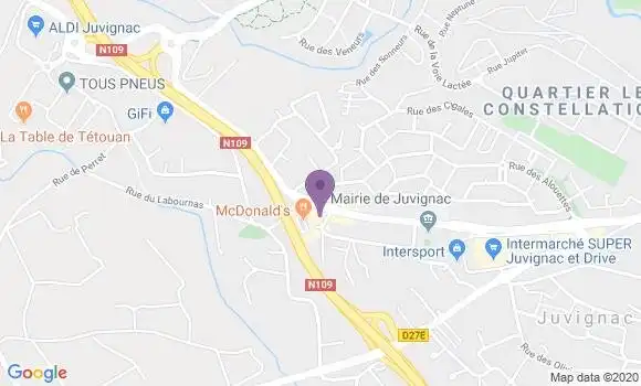 Localisation Sandrine Malzac