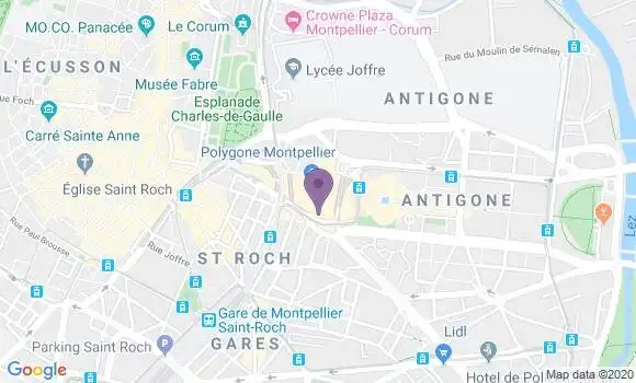Localisation Juliette Dussourt