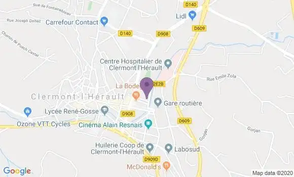 Localisation Charlotte Brouillet