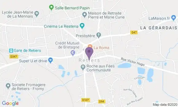 Localisation Nina Lorotte