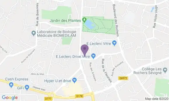 Localisation Rachel Hamard