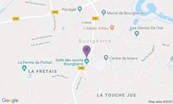 Localisation Maxime Bourdier