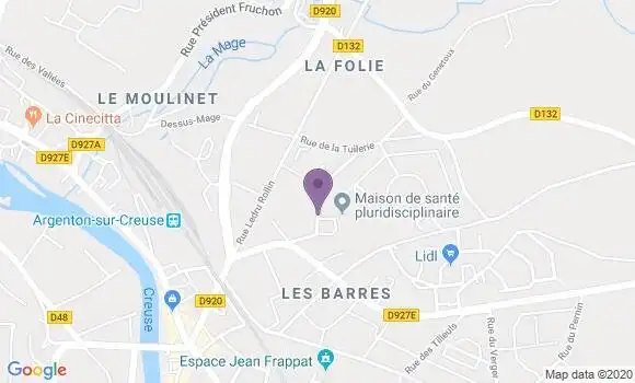 Localisation Anne Quinet