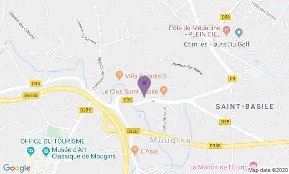 Localisation Carole Brun