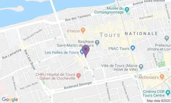 Localisation Brigitte Mennecart